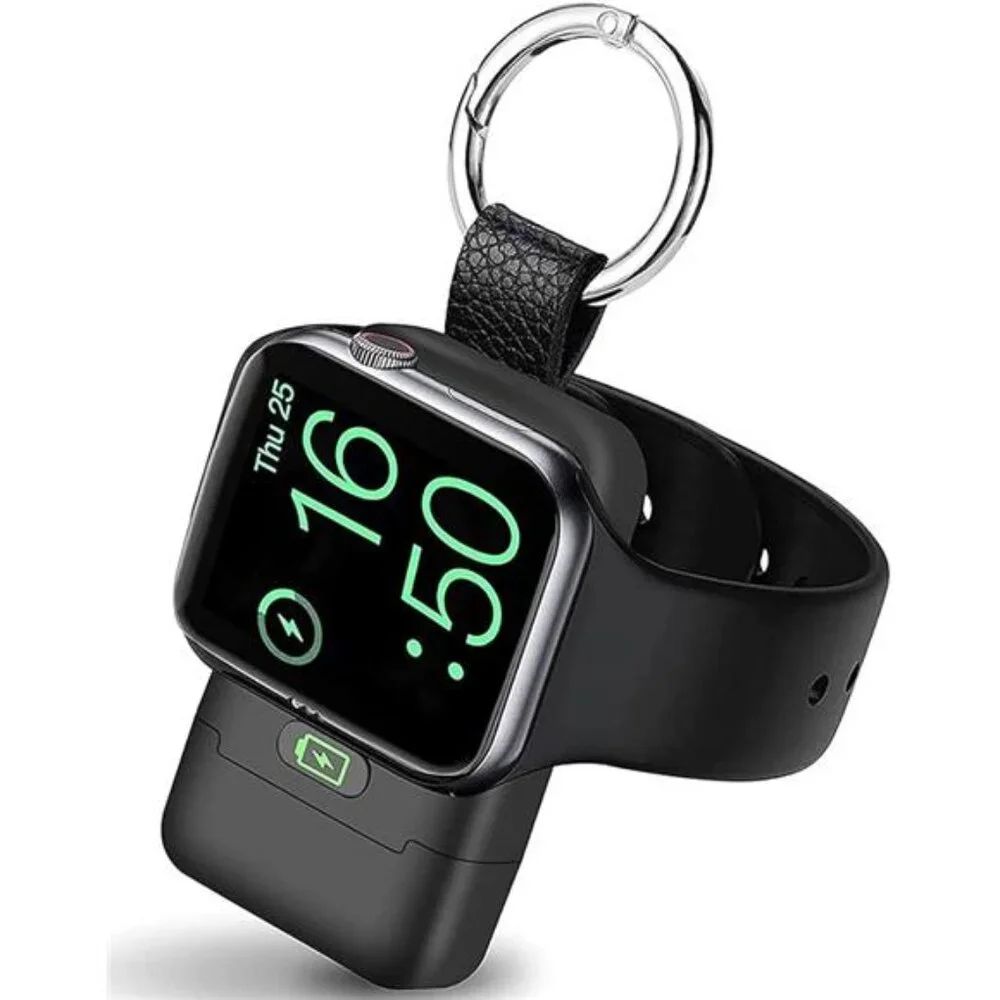 Portable Wireless Charger for Apple Watch, iWatch Charger 1400mAh Smart Keychain